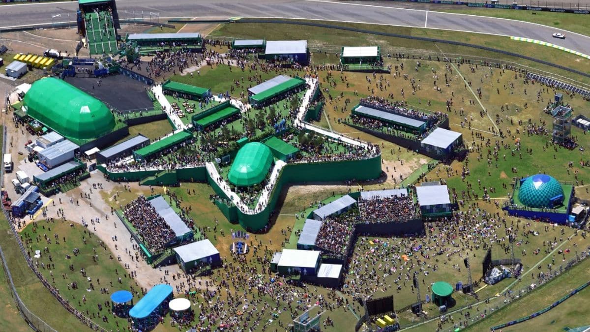 Heineken Village F1 Brasil, vista aérea em Interlagos, São Paulo