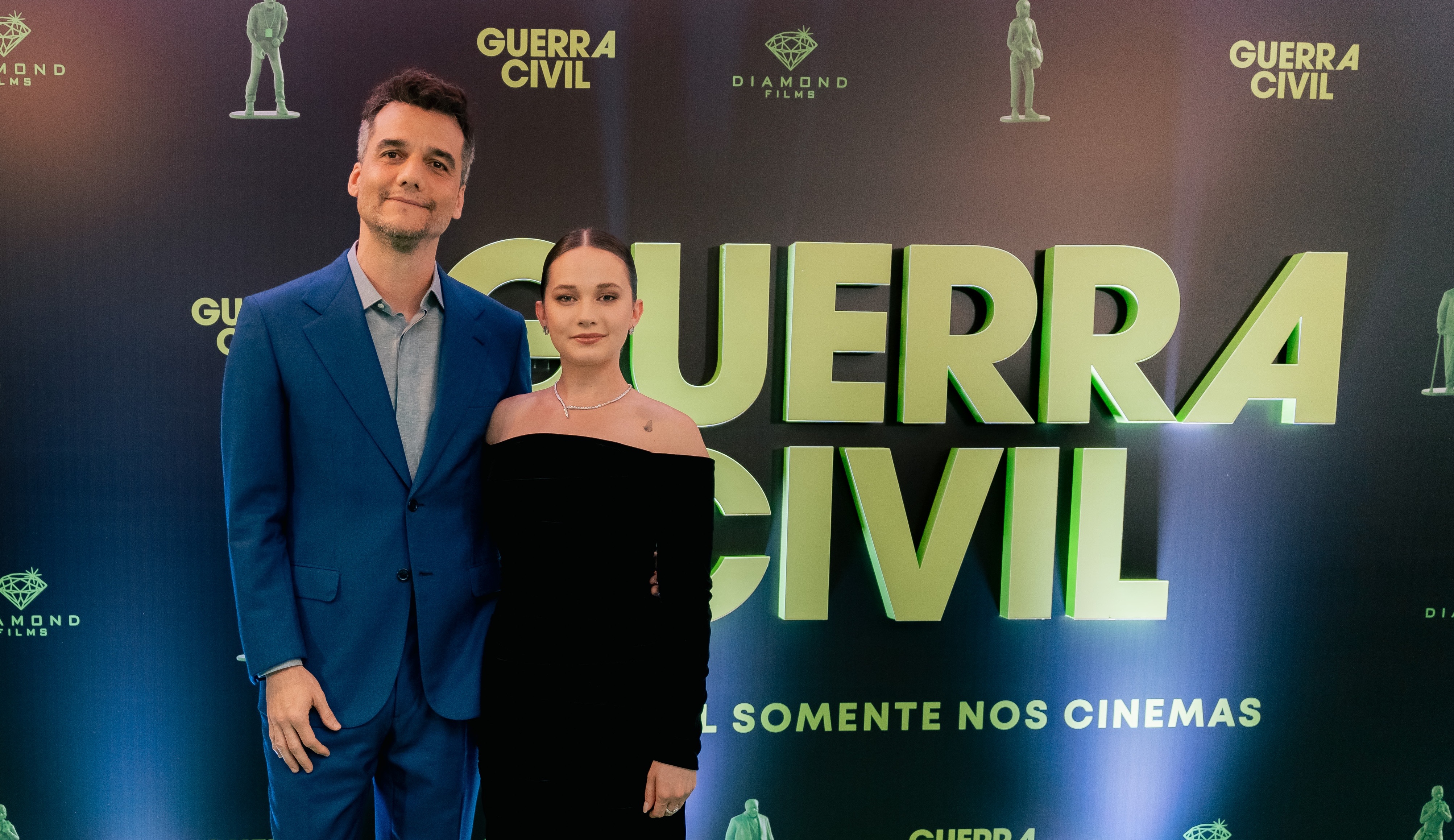 Lançamento de filme internacional — tapete de imprensa Guerra Civil